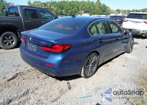 2021 BMW 530I xDrive из США, поврежденный, VIN WBA13BJ04MCF28554